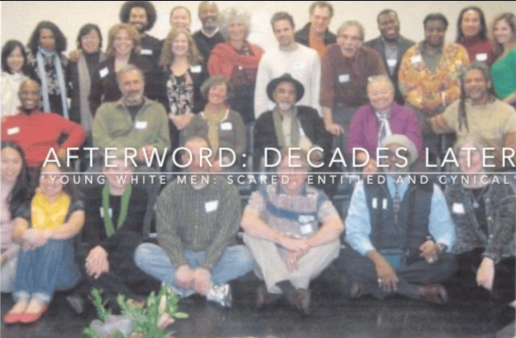 Photo of the Oakland Men's Project--a multigendered, multiethnic, group